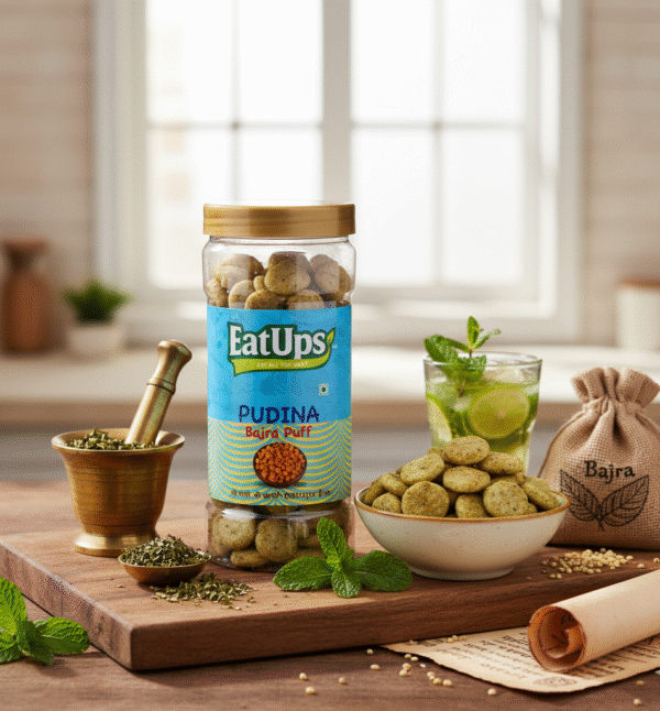 Bajra Puff Pudina